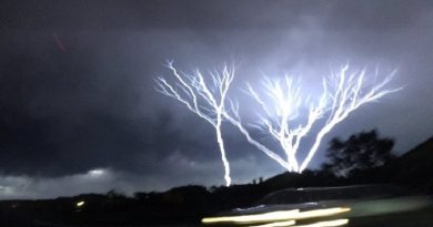 Ground-To-Cloud Lightning In Oklahoma