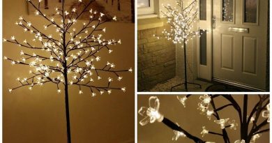 lit tree DIY