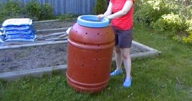 How To Build Economic Rolling Composter