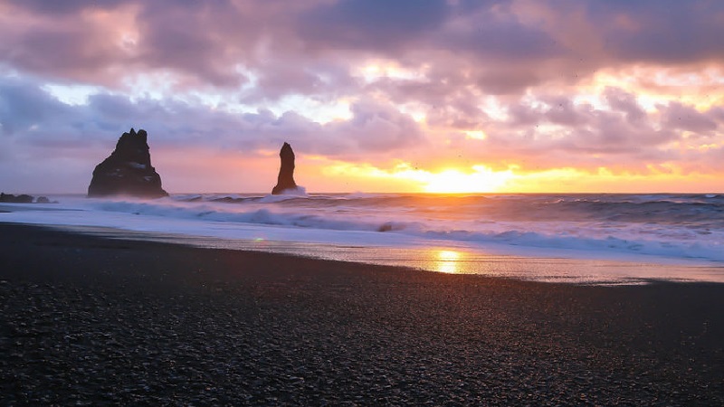 Reynisfjara Beach, The Rarest Black Beach in Iceland