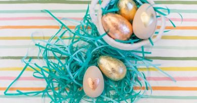 Metallic Easter Eggs